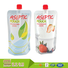 Flexible Packaging Custom Printing Spout Doypack Pouch Drinks Bag Pack For Fruit Juice Beverages